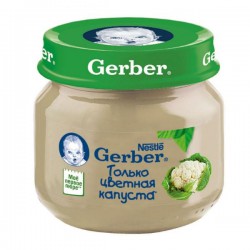 Пюре Gerber цветная капуста с 4 мес 80 г