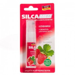 Освежитель для полости рта SilcaMed клубника 15 мл