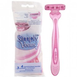 Станок для бритья для женщин Gillette винус симпли 3 4 шт.