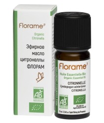 Масло цитронеллы Florame эфирное 10 мл
