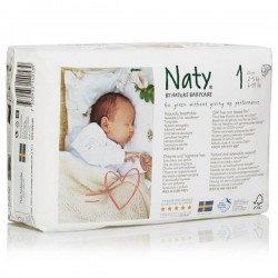 Подгузники 26 шт. Naty 2-5 кг