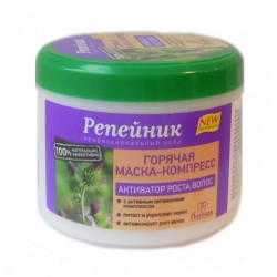 Маска-компресс для волос Репейник горячая активатор роста волос Формула 86 450 мл